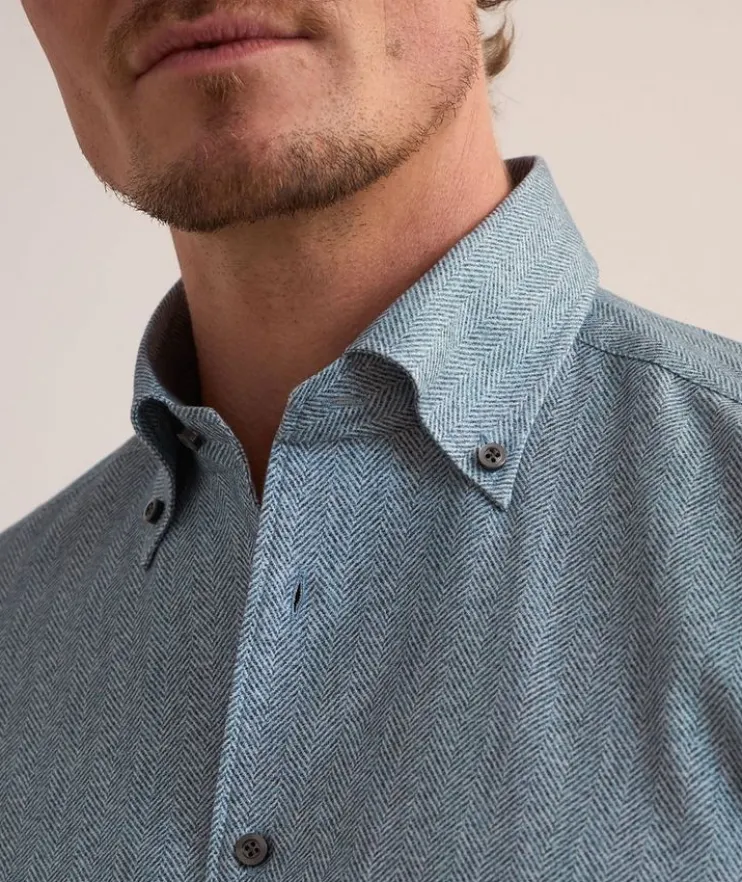 Bellagio Sartorial Herringbone Dress Shirt