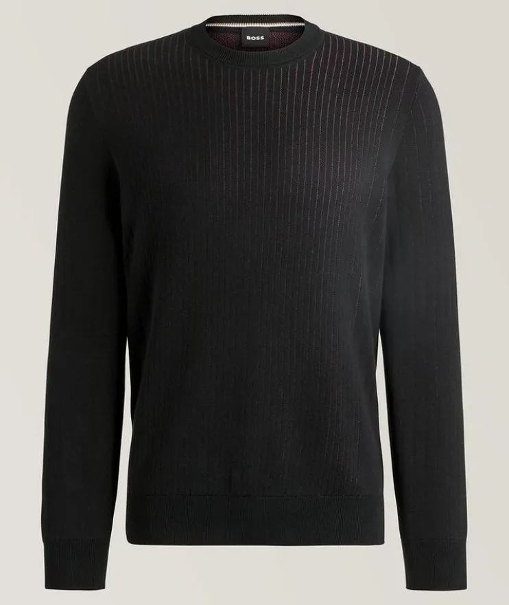 Beloy Striped Cotton Sweater