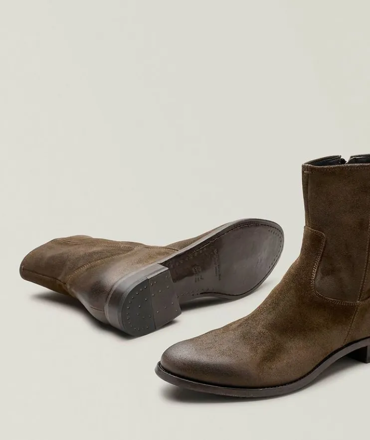 Belvedere Oiled Leather Boots