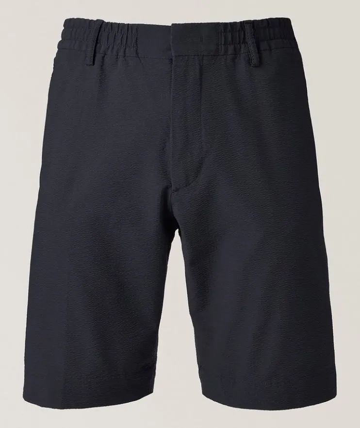 Billie Seersucker Drawstring Shorts