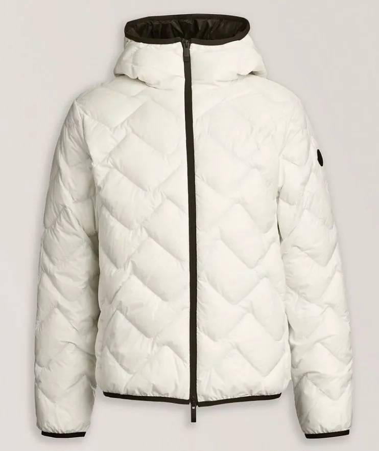Bimont Zig-Zag Quilted Down Puffer Jacket