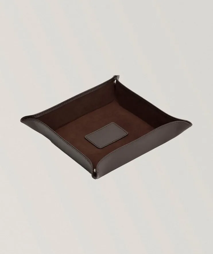 Blake Leather Coin Tray