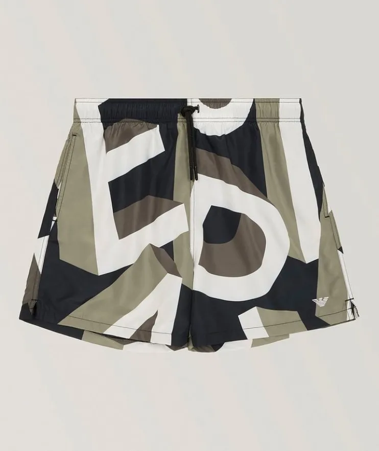 Block Letter Logo Swim Shorts