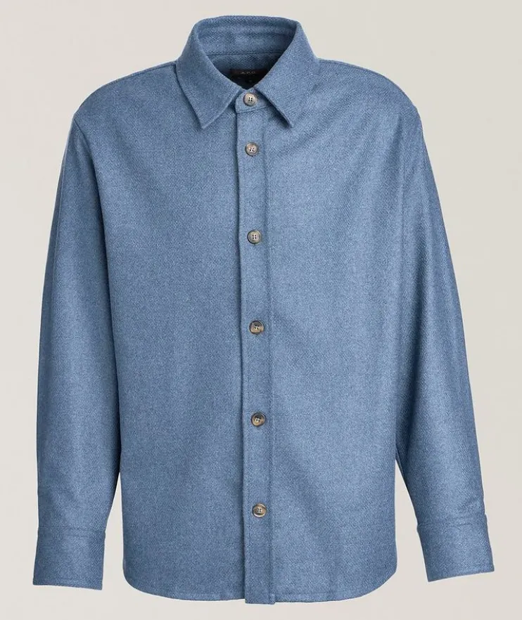Bobby Virgin Wool-Blend Overshirt