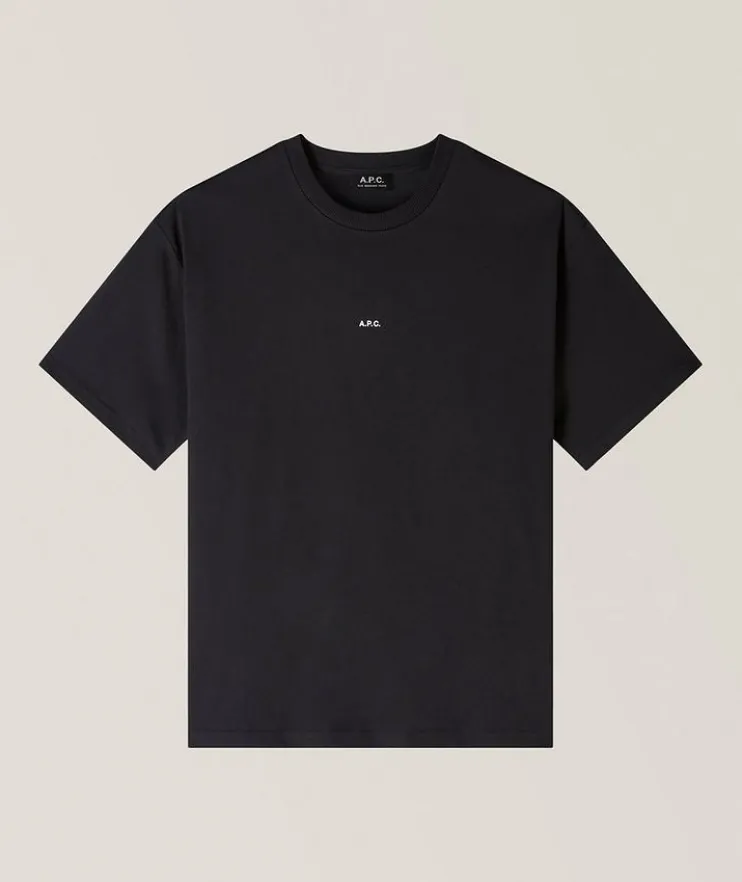 Boxy Micro-Logo Cotton T-Shirt