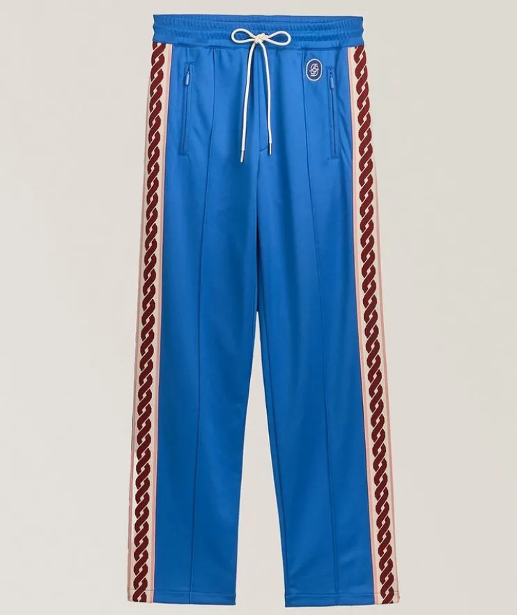 Braided Trim Track Pants