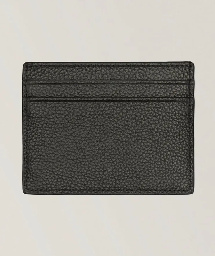 Branson Pebble-Grained Leather Cardholder