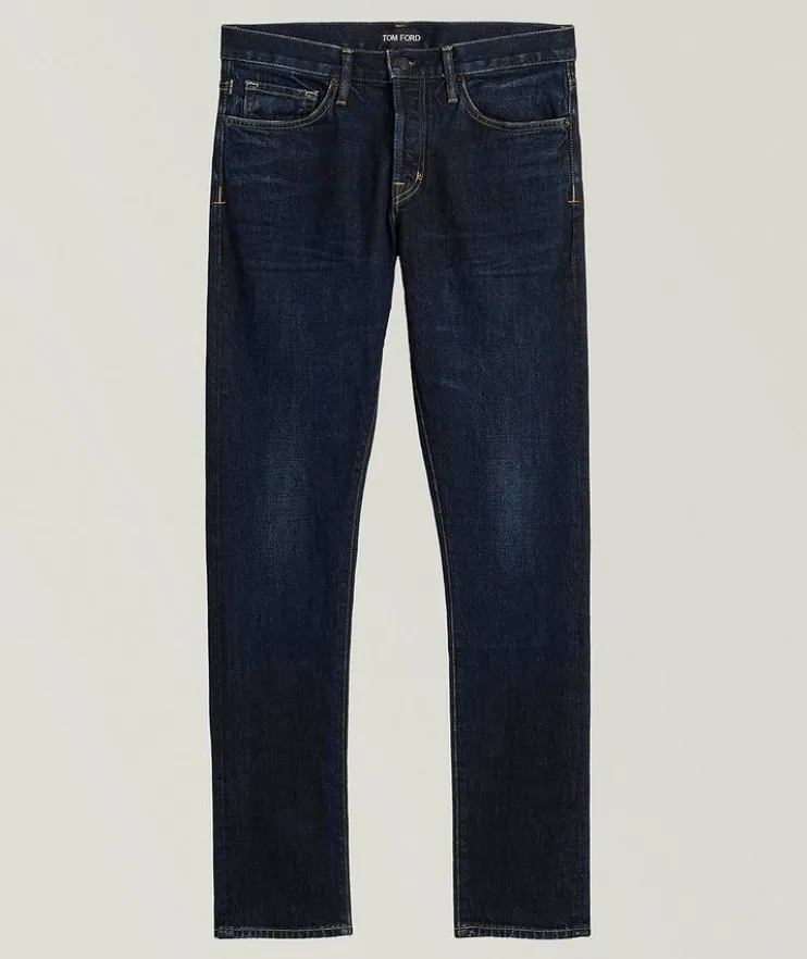Broken Twill Slim-Fit Jeans
