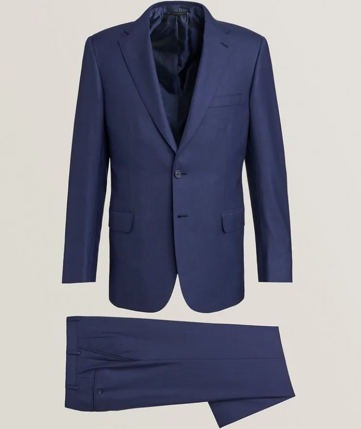 Brunico Sharkskin Super 160's Wool Suit