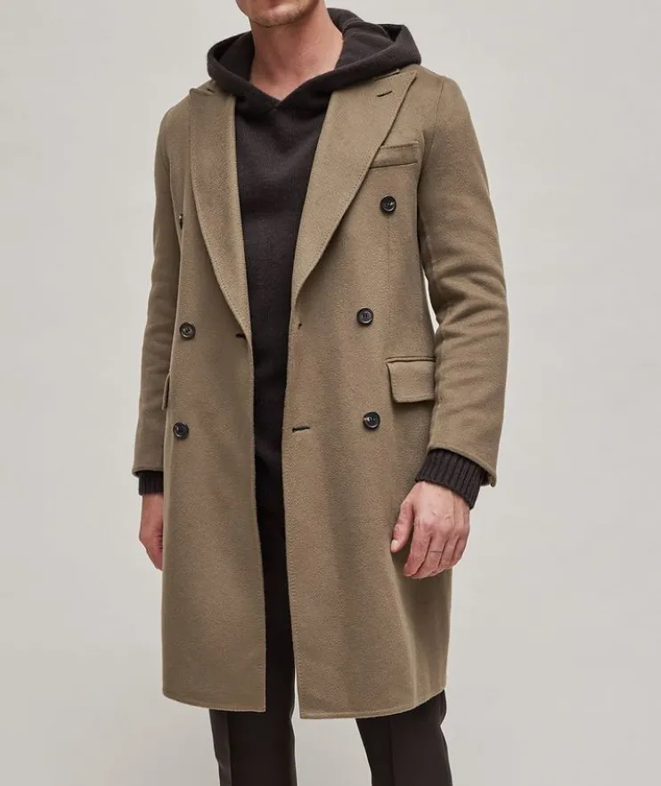 Brushed Cashmere Overcoat