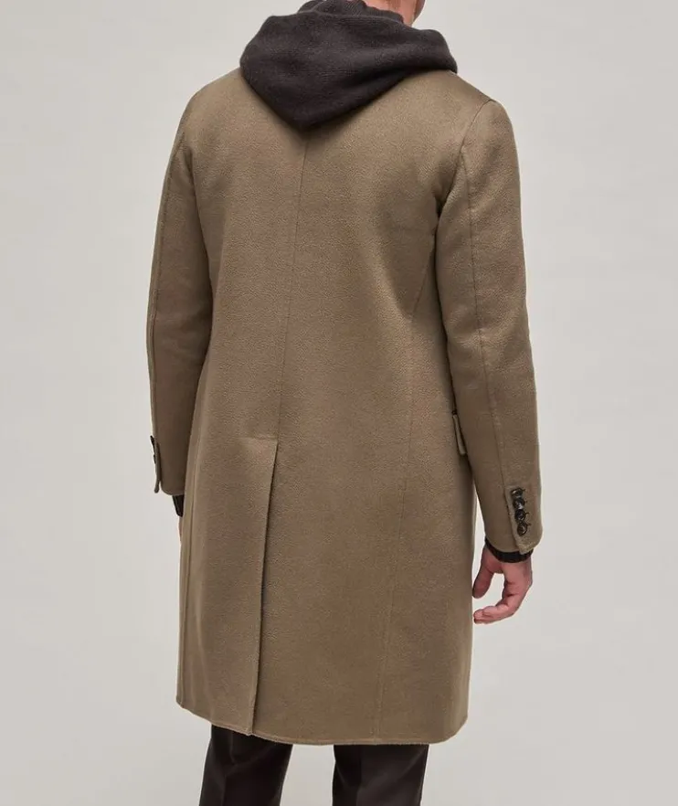 Brushed Cashmere Overcoat