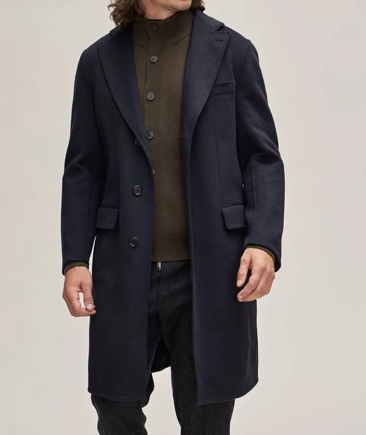 Brushed Cashmere Overcoat