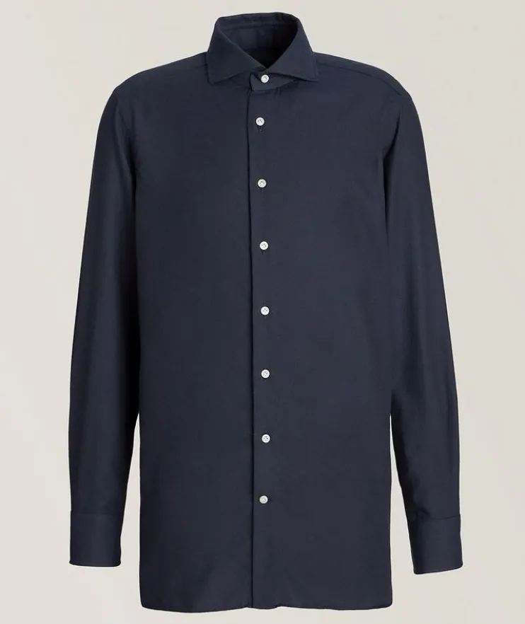 Brushed Cotton Dress Shirt