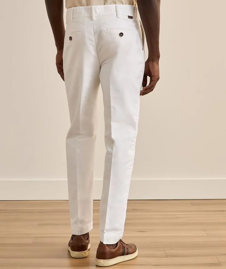 Brushed Cotton Satin Chinos