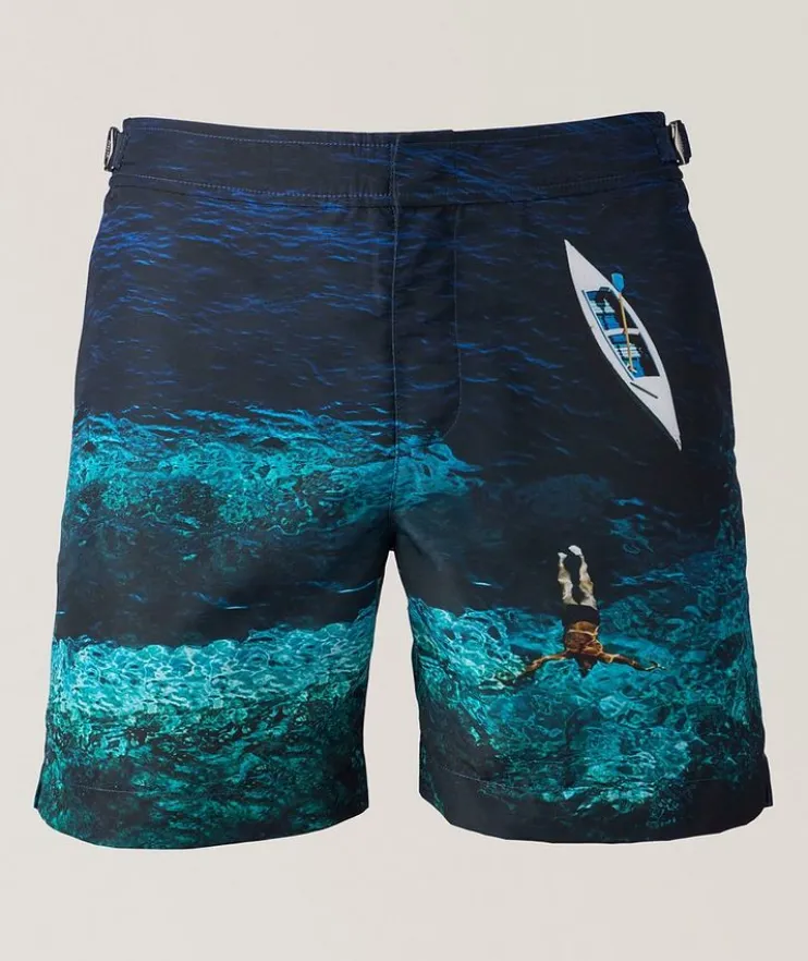Bulldog Deep Sea Mid-Length Swim Shorts
