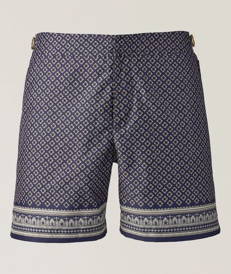 Bulldog Solmio Geo-Floral Swim Shorts