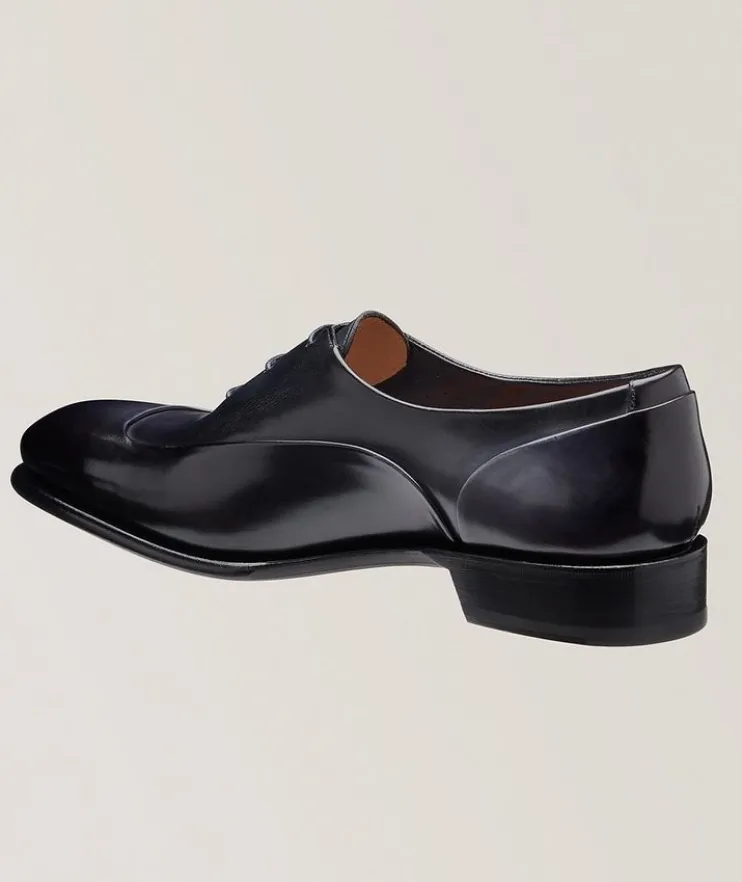Burnished Leather Oxfords