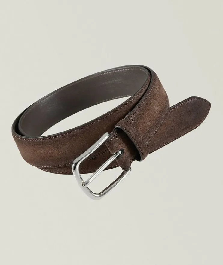 Burnished Suede Belt