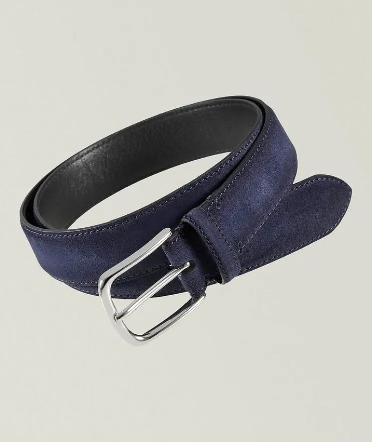 Burnished Suede Belt