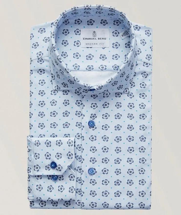 Byron Floral 4Flex Stretch Dress Shirt