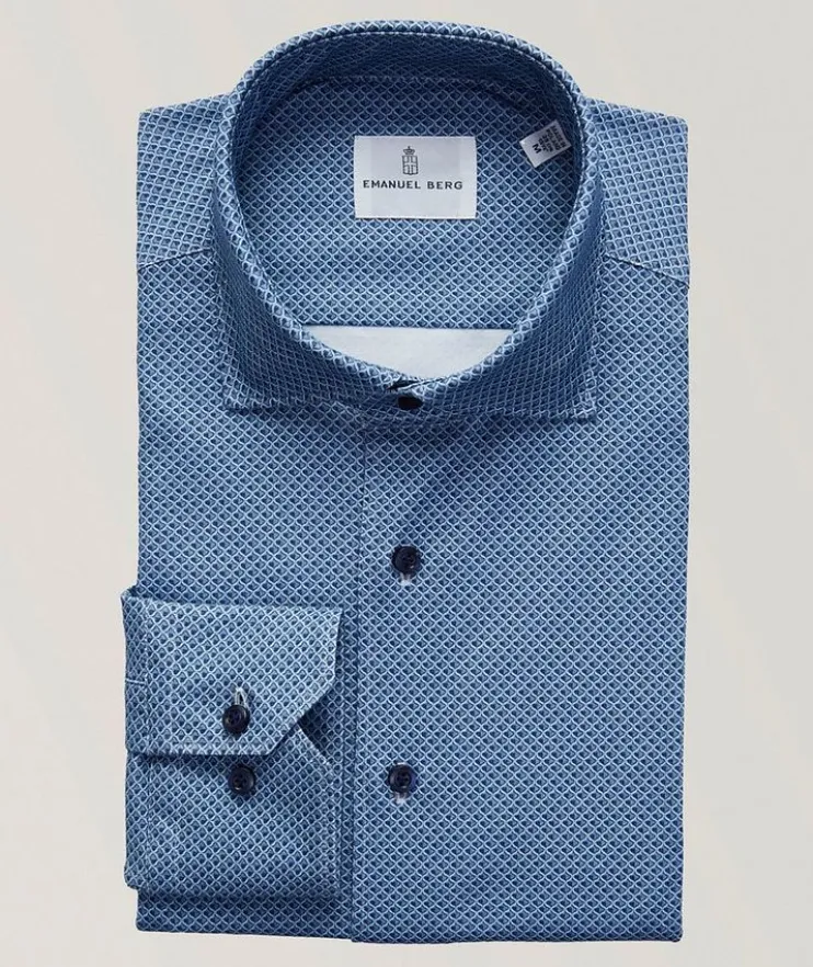 Byron Geometric 4Flex Stretch Dress Shirt