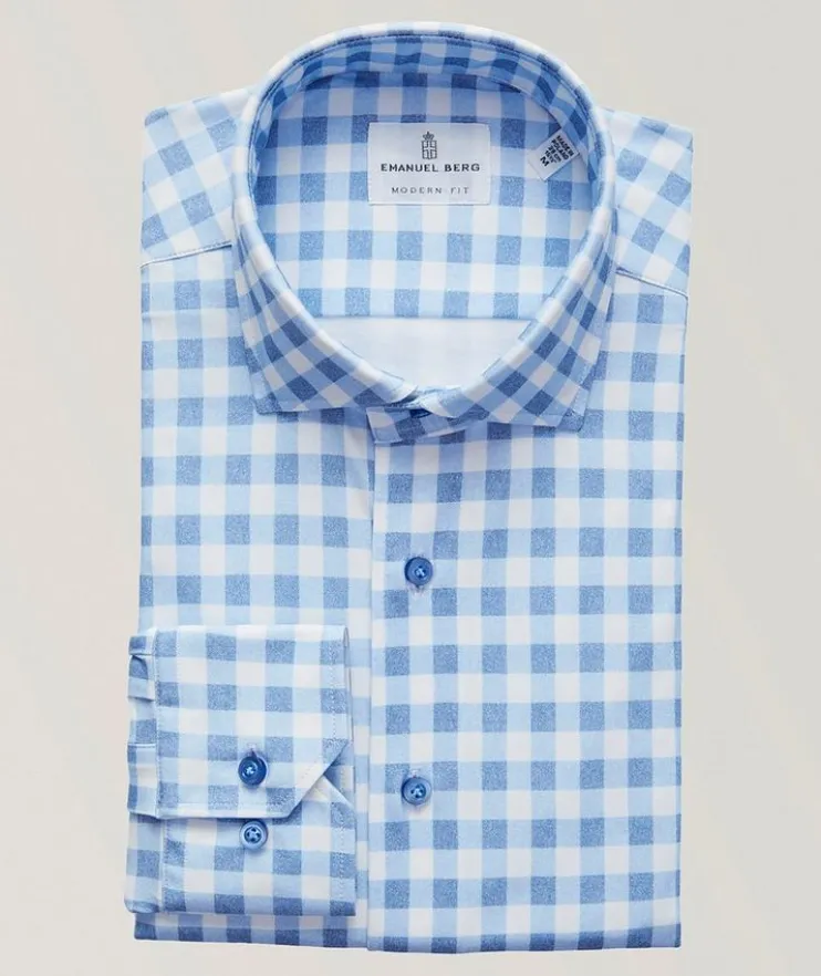 Byron Gingham Check 4Flex Dress Shirt