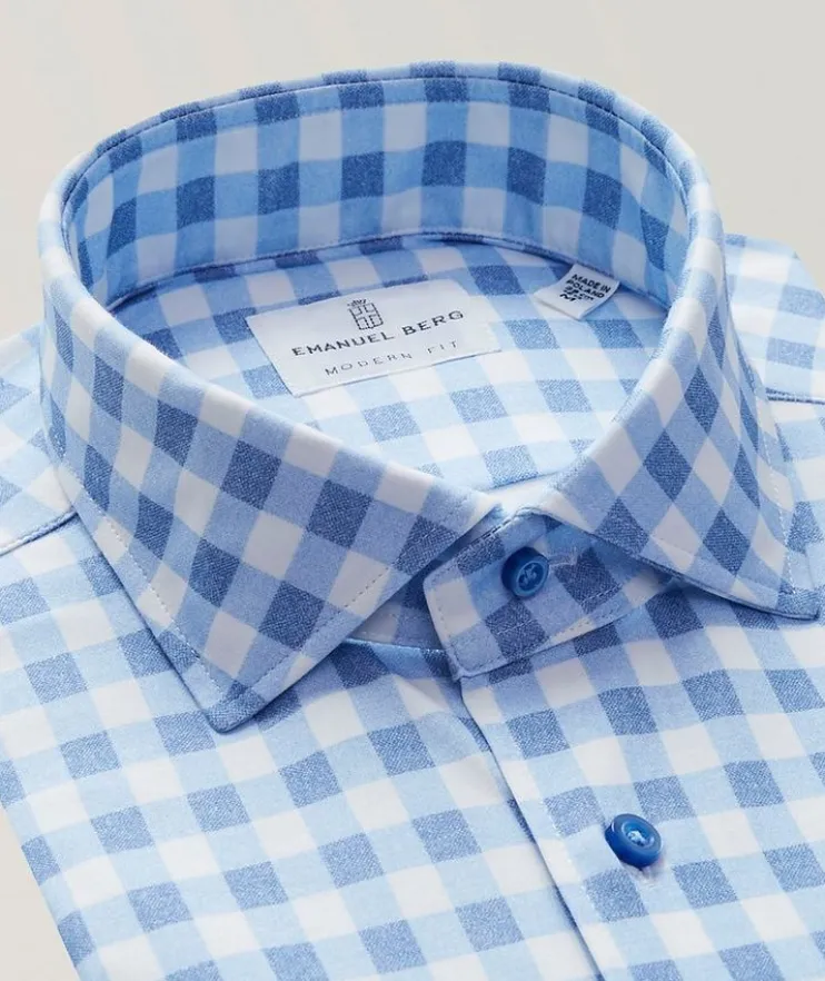 Byron Gingham Check 4Flex Dress Shirt