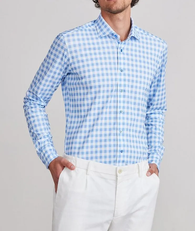 Byron Gingham Check 4Flex Dress Shirt