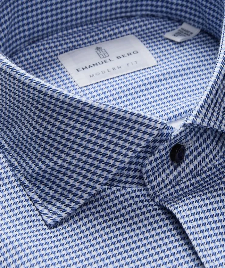 Byron Houndstooth 4Flex Stretch Dress Shirt