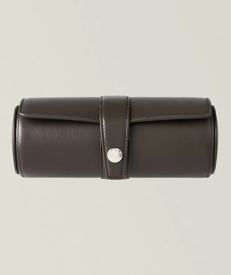 Calfskin Leather Watch Roll