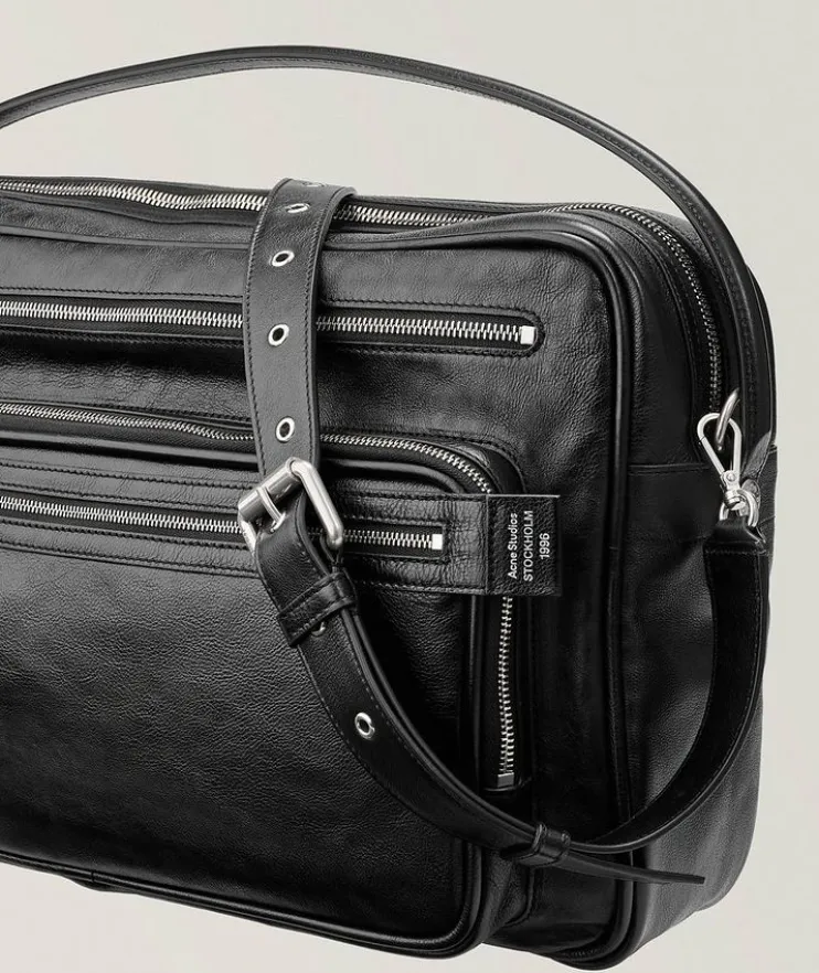 Camero Leather Crossbody Camera Bag