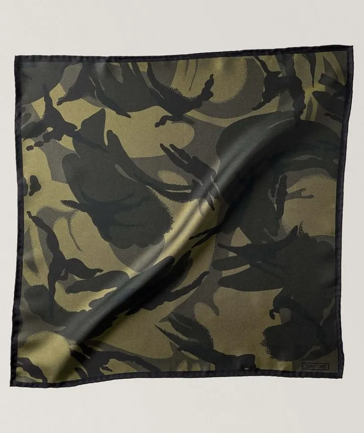 Camo Silk Pocket Square