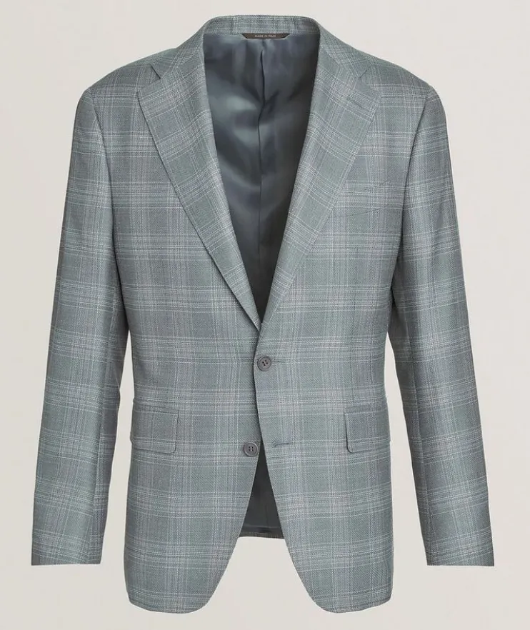 Capri Check Wool-Blend Sport Jacket