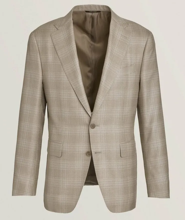 Capri Check Wool-Blend Sport Jacket