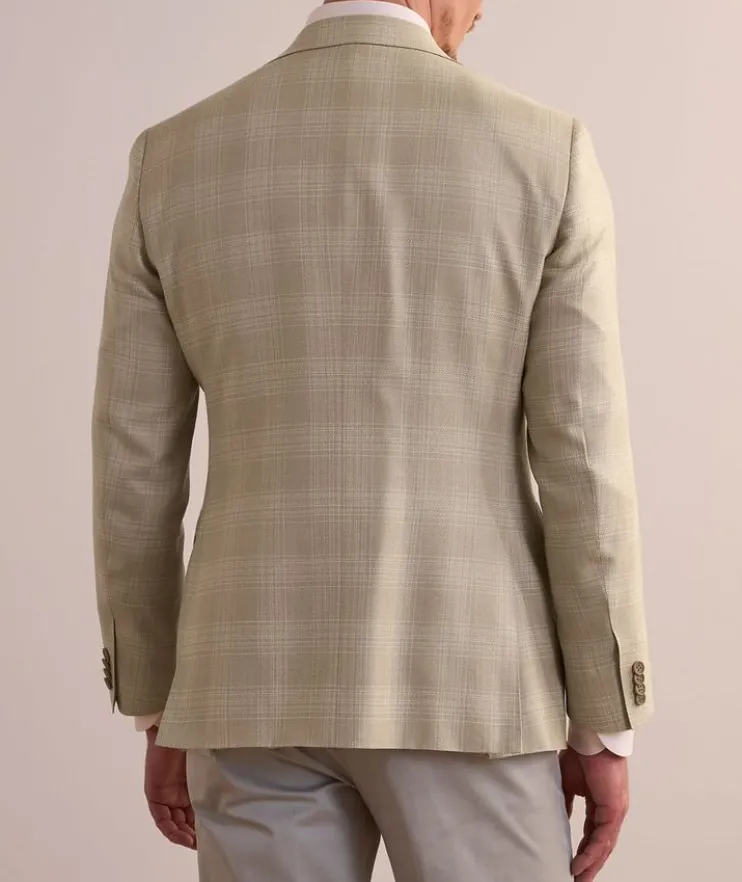 Capri Check Wool-Blend Sport Jacket