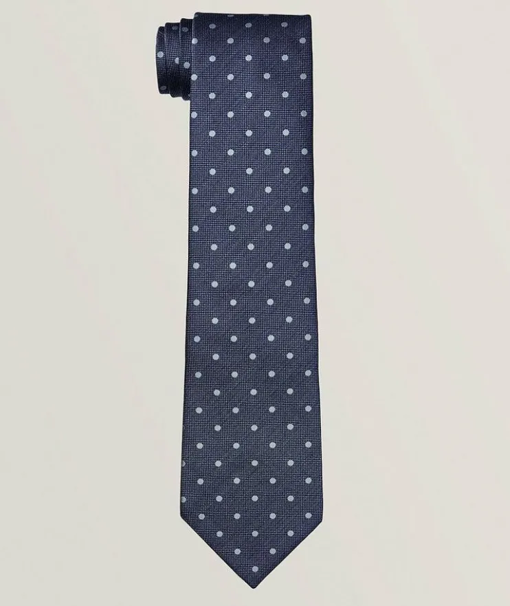 Carta Da Zucchero Dot Silk Tie