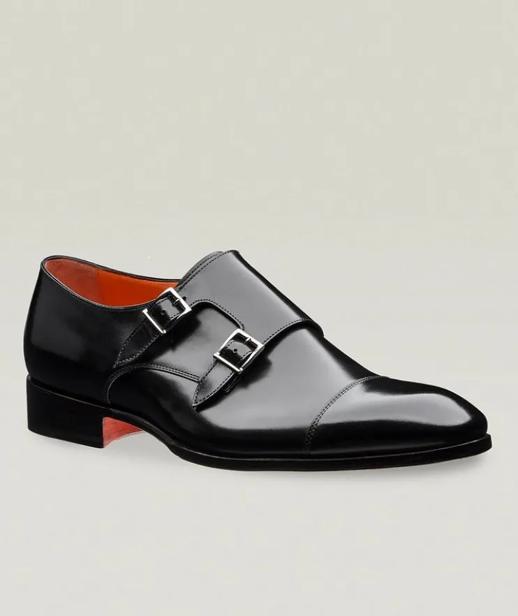 Carter Leather Monkstraps