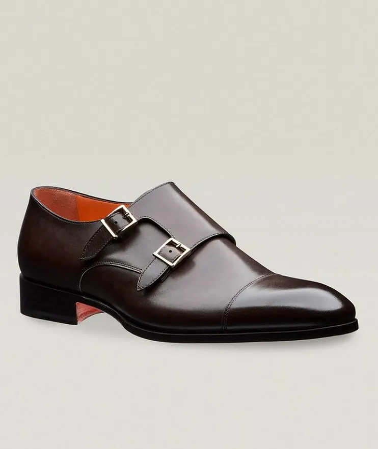 Carter Leather Monkstraps