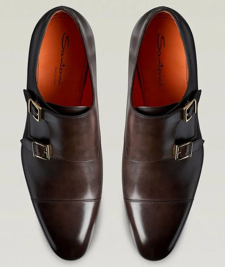 Carter Leather Monkstraps