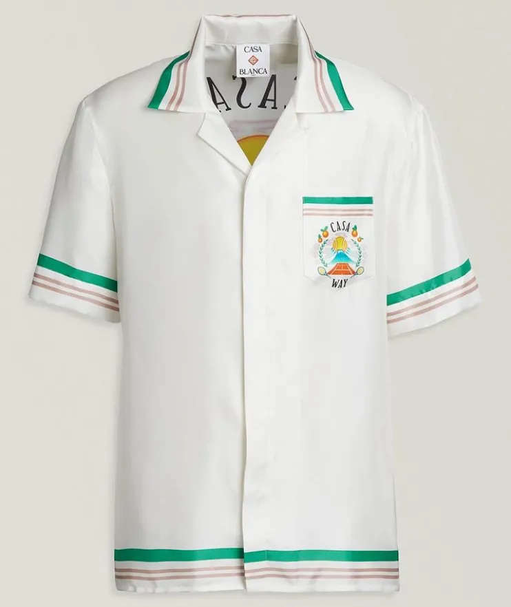 Casa Way Silk Camp Shirt