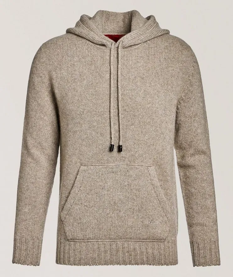 Cashmere Drawstring Hooded Sweater