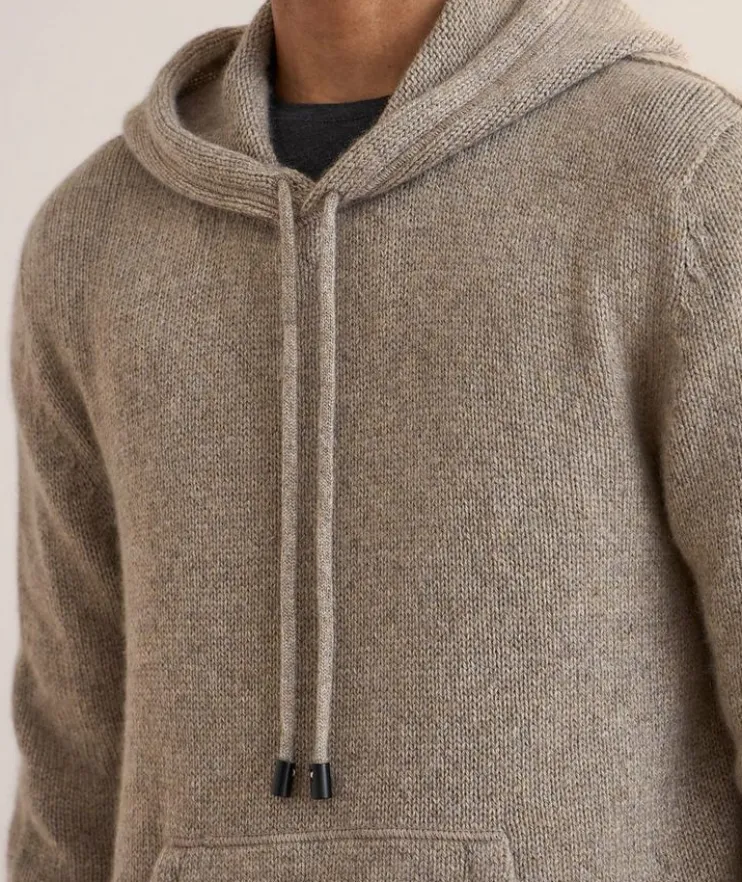 Cashmere Drawstring Hooded Sweater