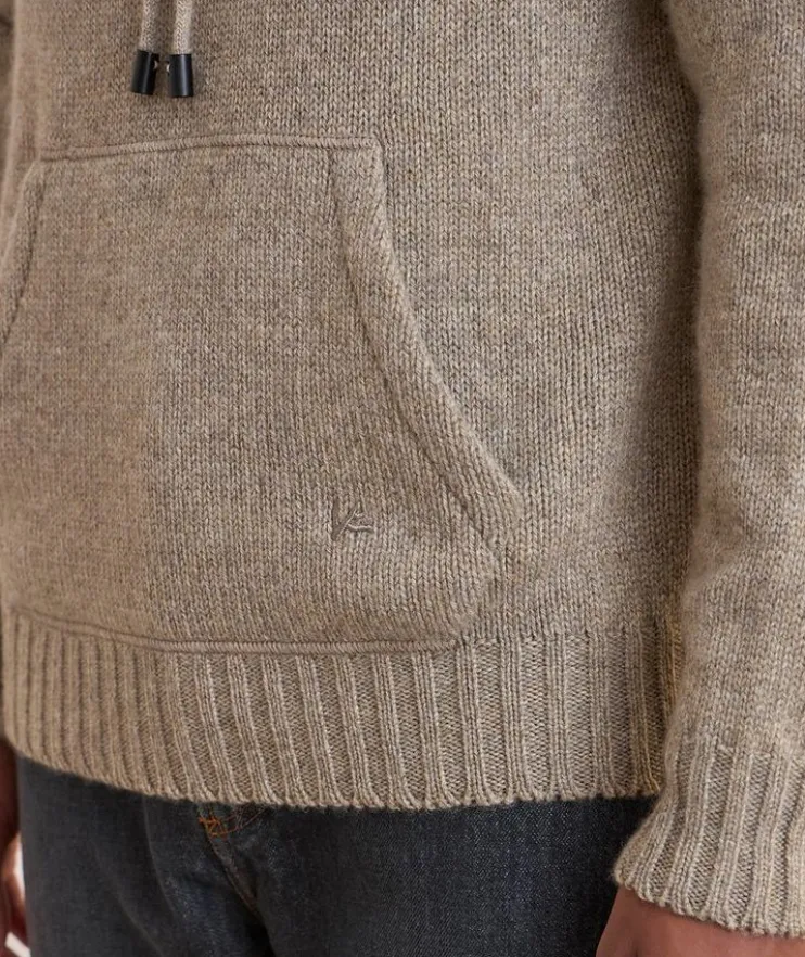 Cashmere Drawstring Hooded Sweater