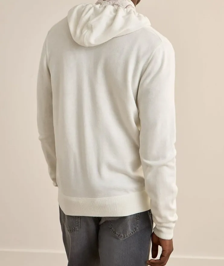 Cashmere Full-Zip Hooded Sweater