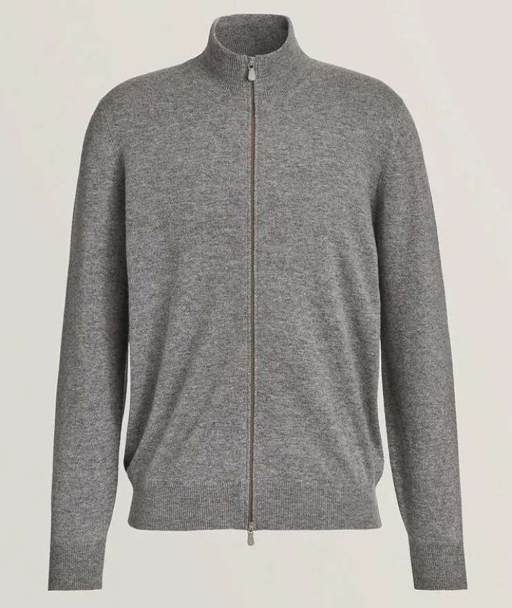 Cashmere Full-Zip Sweater