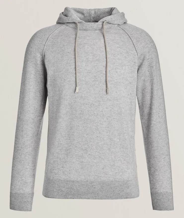 Cashmere Insert Hooded Sweater