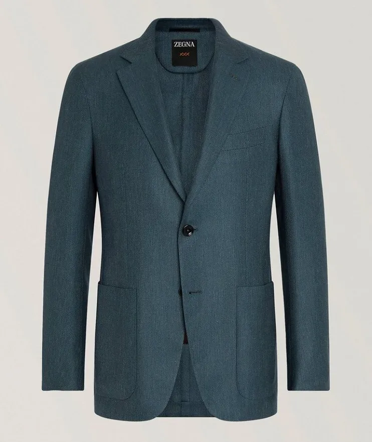 Cashmere, Silk, & Linen Sport Jacket