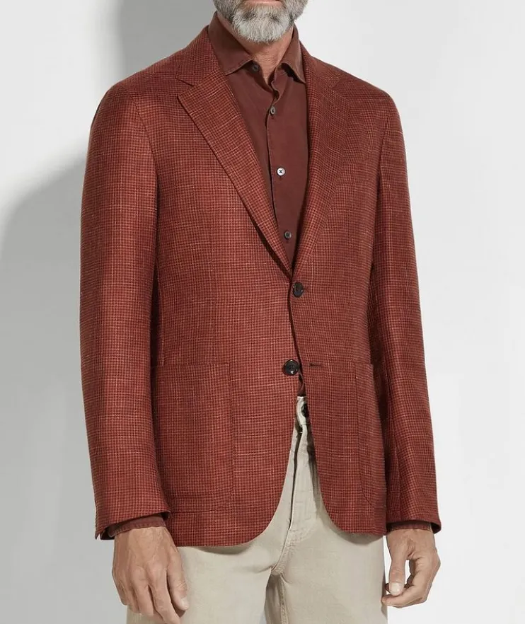 Cashmere, Silk & Linen Sport Jacket