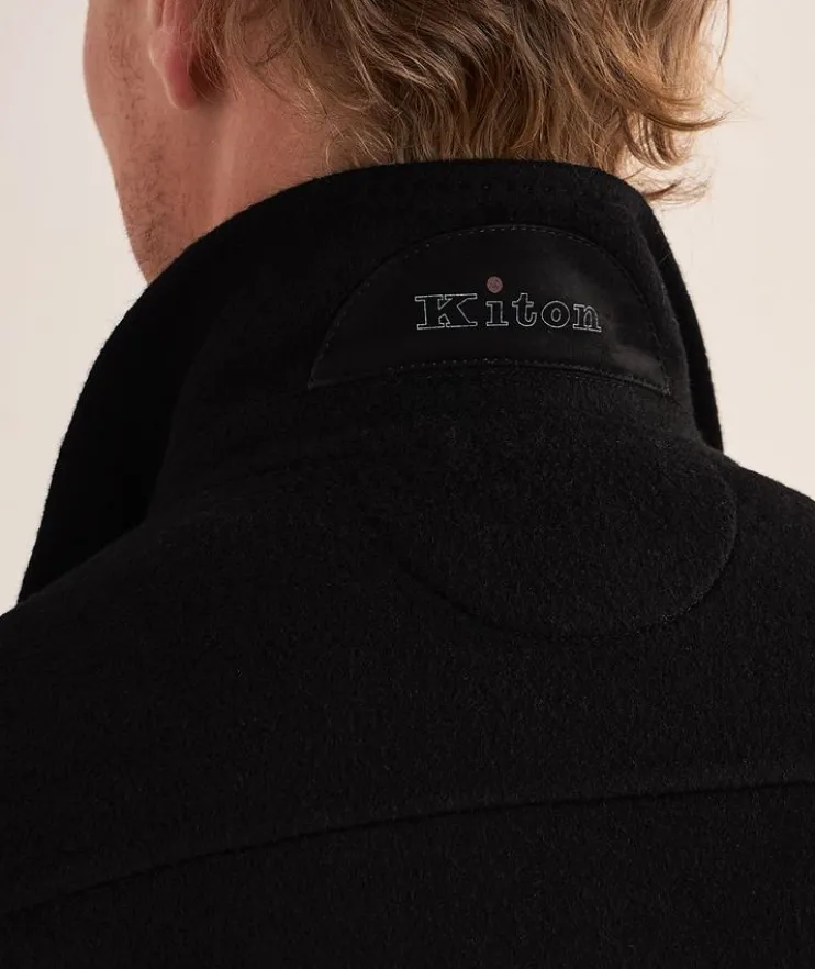 Cashmere Trucker Bomber Jacket