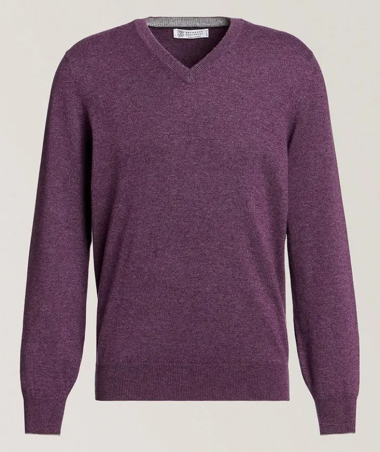 Cashmere V-Neck Sweater